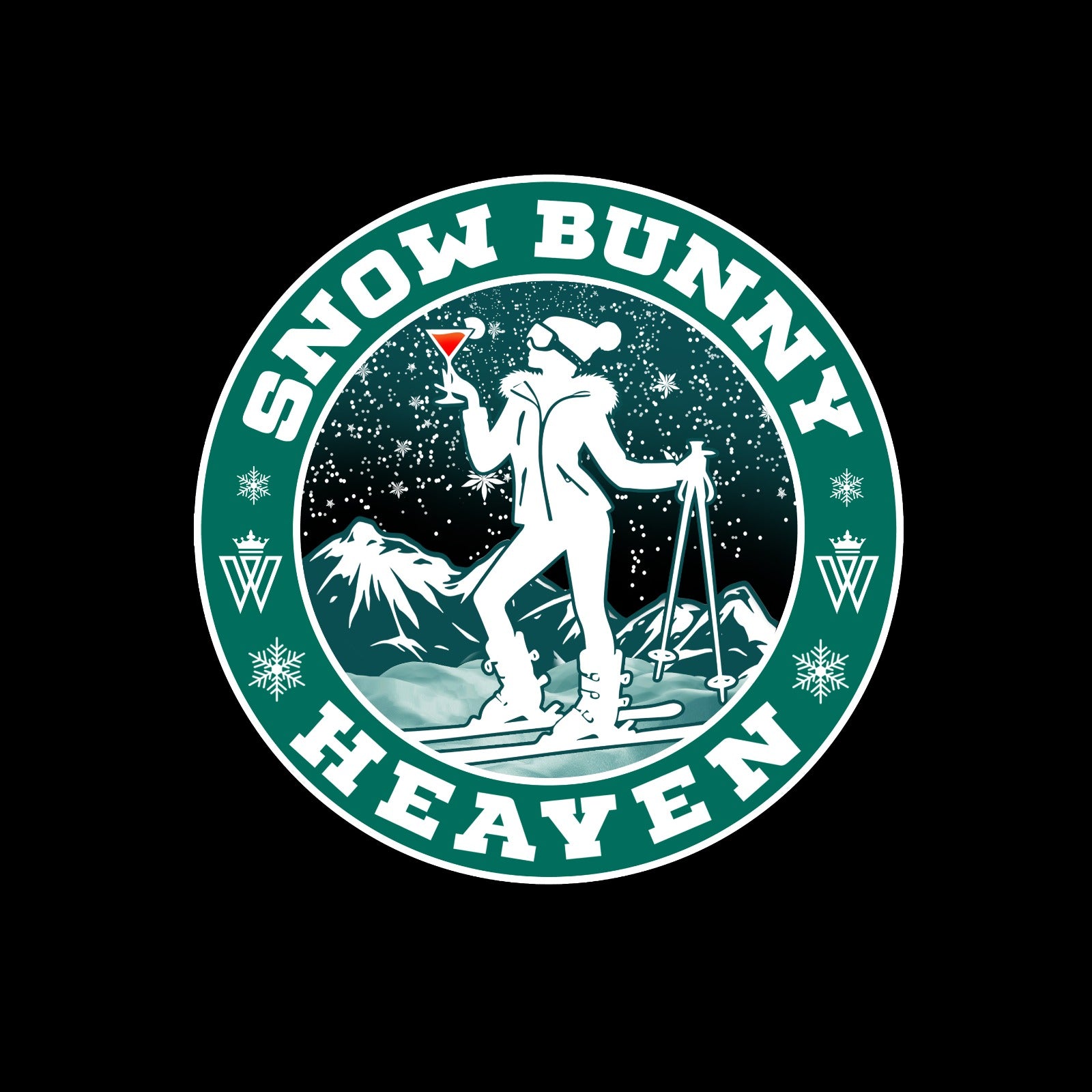 Snow Bunny Heaven Crewneck