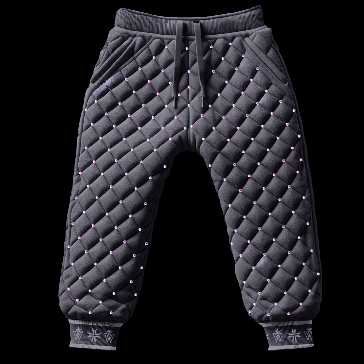 Luxury Quilted Tracksuit Set